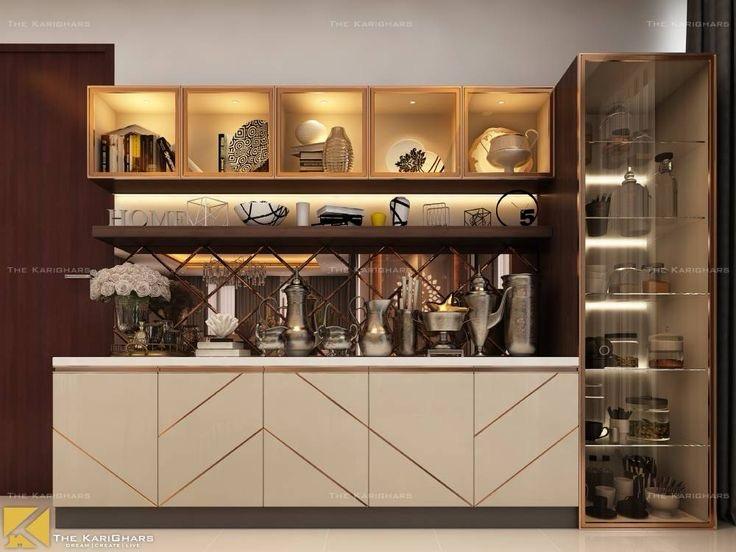 Storage units with practical access.